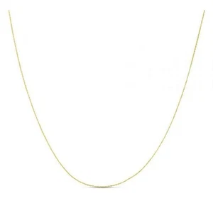 Cadena cable doble extensible corte diamante en oro amarillo (0,87 mm) - Imagen 1 de 5