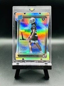 2021 Panini Donruss Football Trevon Moehrig RC No. 350 SILBER DIE CUT #/75 SP LV - Bild 1 von 2