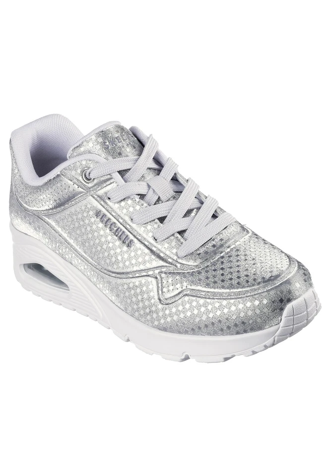 Skechers Donna Street UNO Disco Nite Sneaker 177162 SIL Silver - Immagine 1 di 4