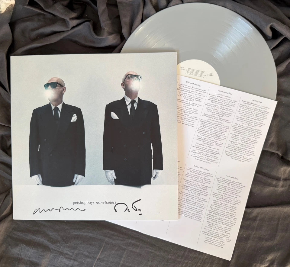 PET SHOP BOYS - NONETHELESS - SIGNED GREY VINYL - AUTOGRAPHED - Image 1 of 4