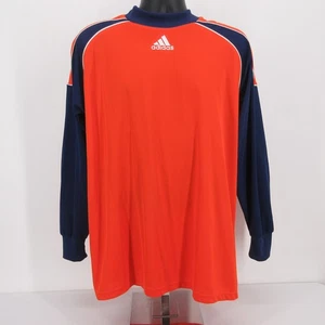Adidas Torwartshirt Herren Gr. M orange Goalie Trikot Fußball gepolsterte Ellenbogen - Bild 1 von 8