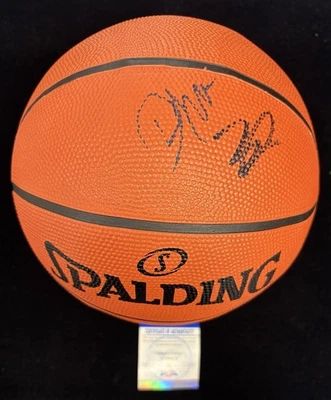DeMar DeRozan Zach LaVine Signed Spalding All Star Basketball PSA Sacramento - Image 1 of 3