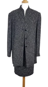 Jaeger Wool Blend Skirt Suit Size 14 - Picture 1 of 13