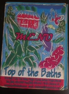 Top of the Baths Virgin Gorda, British Virgin Islands Menu 2000 - Picture 1 of 14
