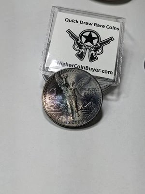 1984 Mexico Libertad Silver 1 Onza OUTLANDISH  MONSTER SWEEEET TONER - Image 1 of 4