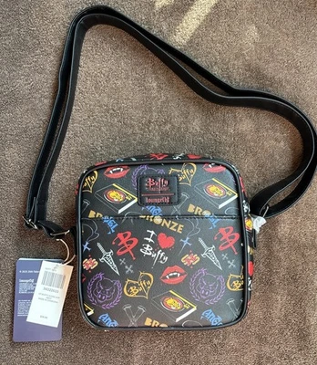 Loungefly Buffy The Vampire Icons AOP Crossbody NWT - Image 1 of 4