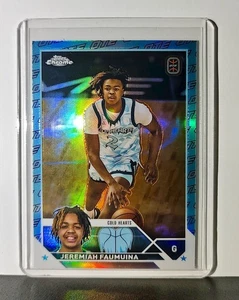 Jeremiah Faummuina 2023-24 Topps Chrome Overtime Elite #73 OTE Refractor - Picture 1 of 2