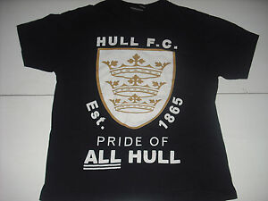 Hull Fc Football England Uk Rugby Logo Crest Soccer T Shirt Small Nice
