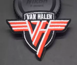 VAN HALEN - AMERICAN ROCK BAND - 1973 - Embroidered Iron-On/Sew-On Patch - Picture 1 of 2