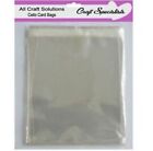 CLEAR CELLOPHANE DISPLAY BAGS FOR GREETING CARDS CRAFTS - ALL SIZES -TOP QUALITY