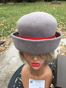 Antico CAPPELLO By Mr John cappello imperatrice moda invernale caldo e 100% lana con scatola cappello - Foto 1 di 11