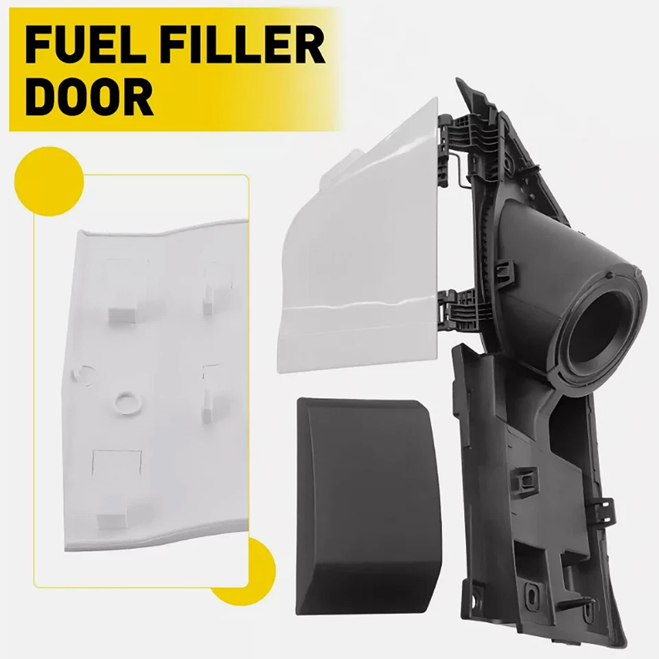 Дверца корпуса топливного бака + крышка крышки газовой крышки для отделки Ford Transit 150 250 350 15-23 - Изображение 1 из 4