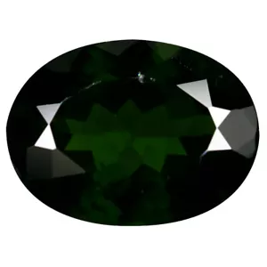 4,28 ct Impressionante taglio ovale (12 x 9 mm) (non riscaldato) diopside cromato verde - Foto 1 di 2