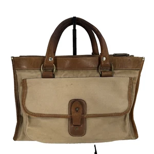 Vintage The Original No. 9 Ghurka Bag Marley Hodgson Runabout Beige Canvas - Imagen 1 de 17