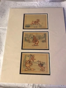 Disney Donald Duck THE MOVING DAY 1936 #5 MATTED Poster By COSTA ALAVEZOS - Picture 1 of 6