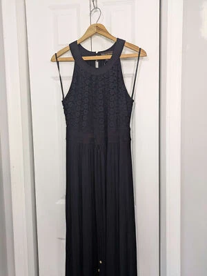 Maxi vestido negro para mujer talla 12 Dana Buchman nuevo con etiquetas Foto 1 de 4