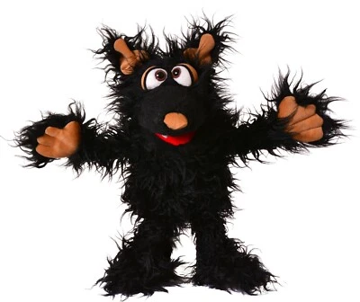 Living Puppets Hand Puppet Monster to Go Little Wolf Muffi Habsweg 35cm - Image 1 of 4