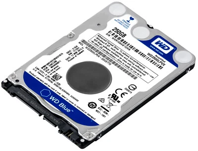 Hard Drive WD WD2500LPVX 250GB Blue 7200RPM SATA III 8MB Cache 2.5" Inch - Image 1 of 3