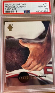 1994 UD UPPER DECK RARE AIR MICHAEL JORDAN #42 PSA 10 GEM MINT BULLS  - Picture 1 of 3
