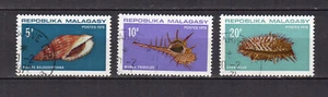 Madagascar République Malgache 1970 coquillages 3 timbres oblitérés /TE4938 - Picture 1 of 1