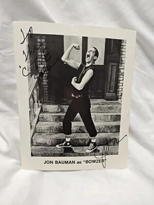 Jon Bauman von ShaNaNa als Bowzer Signatur Promo Bild 8x10 für CTE Mädels - Bild 1 von 5