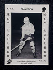 GUY LAFLEUR PROMO CARD 1992 QUEBEC PEE WEE INTERNATIONAL TOURNAMENT NO P1  35526