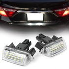 2x LED Licence Plate Lights For Toyota Avensis Verso Yaris Vitz Camry Auris Vios