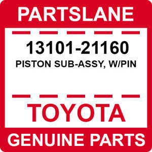 13101-21160 Toyota OEM Genuine PISTON SUB-ASSY, W/PIN