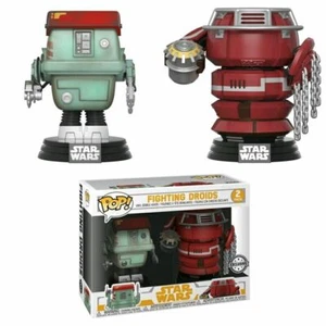 Fighting Droids Exclusive Funko Pop! Vinyl 2-pack Star Wars - Picture 1 of 2