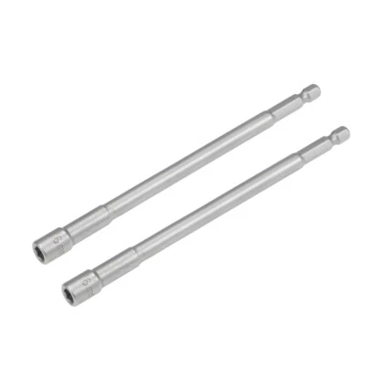 2 Pcs 1/4" Quick-Change Hex Shank 6mm Magnetic Nut Driver, 150mm Long, Metric - Image 1 of 3