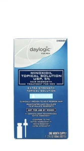 Daylogic, Minoxidil 5% Hair Regrowth Solution For Men 1 Month Exp 03/23 - Picture 1 of 3