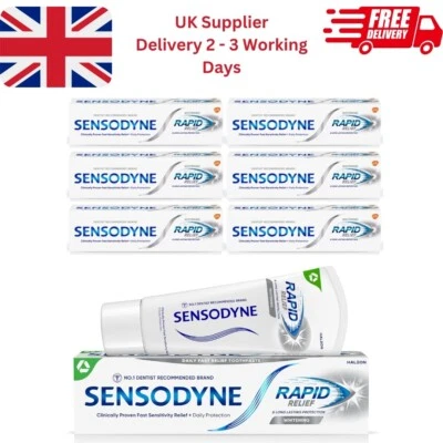 Sensodyne Rapid Relief Whitening Toothpaste - Fast Sensitivity Relief - Image 1 of 4