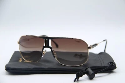 全新 Carrera 1043/S 2M2HA 黑色金色正品太阳镜 带底座 65-12 — 第 1/4 张图片