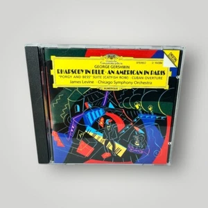 GERSHWIN: Rhapsody in Blue An American in Paris Levine Chicago Symph DG CD 1993 - Picture 1 of 6
