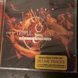 Garth Brooks Triple Live Deluxe 3CD 2020 Greatest New Country Music Hits B Cover - Imagen 1 de 8