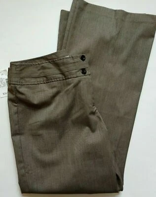 Fashion Bug Dress Pants Size 16 Womens Tan Stretch Straight Leg NEW - Image 1 of 4