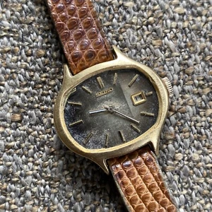 Reloj Pulsera Vintage Seiko 2205-3129 Automático 17j Hi-Beat Damas Fecha Para Piezas - Imagen 1 de 11