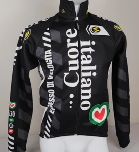 Ellegi Sport Cycling Jacket Size 4 Made in Italy. Black and White. Warm - Bild 1 von 8