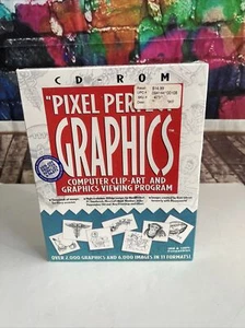 CD-ROM Pixel Perfect Graphics Computer Clip Art IBM Compatible New Software - Picture 1 of 6