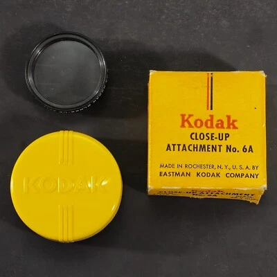 Kodak No. 6A Close-Up Filter Attachment 29mm 28.5mm Adjustable Mount - Image 1 of 4