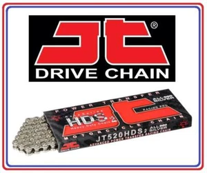 Husqvarna CR430 84-89 JT Super Heavy Duty Non O-Ring Silver Chain 520x116 Links - Picture 1 of 4