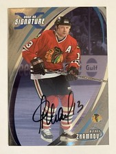 2002-03 Be A Player BAP Signature Series Autographs Alexei Zhamnov Auto #2