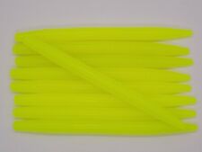 25pc Lot 5” Inch Chartreuse Senko Style Soft Plastic Bass Fishing Stick Bait