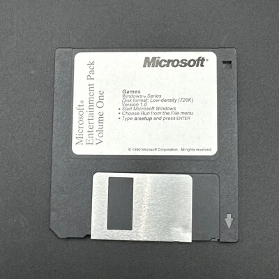 PC Game - Microsoft Entertainment Pack Volume 1 - 1.0 3.5" Windows Disk Only - Image 1 of 2