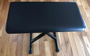 Quik-Lok Systems Folding Keyboard Double Piano Bench/Stage-Studio guitar seat - Picture 1 of 3