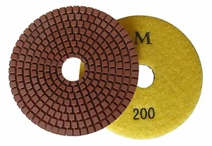 4"  Metal-bond Wet Diamond Polishing Pad/Pads 200 Grit - Picture 1 of 2