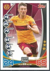 TOPPS MATCH ATTAX SPL-2019-20- #143-MOTHERWELL-CHRIS LONG - Picture 1 of 1