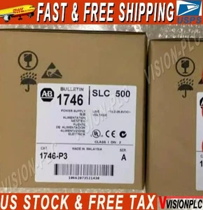 NEW Allen Bradley 1746-P3 SER A SLC 500 Power Supply Module AB 1746-P3 - Picture 1 of 1