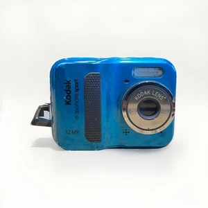 Kodak EasyShare Sport C123 12.0MP Waterproof Digital Camera | Blue | Tested - Picture 1 of 7