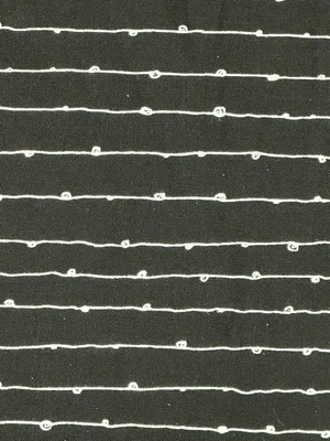 Robert Kaufman Blueberry Park Karen Lewis 4 yardas Lazo Negro Rayas Algodón Kona Foto 1 de 4